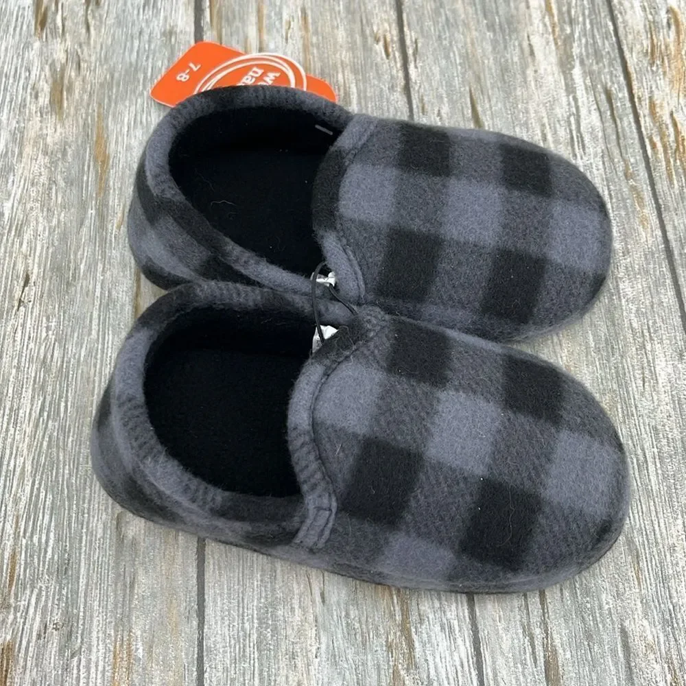 Toddler Baby Boys Comfy Cozy Slippers Shoes 2-Pack Size 7/8